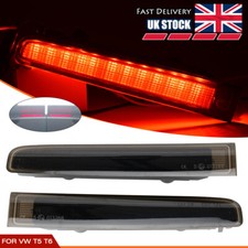 2x Smoked 3rd High Brake Light For Volkswagen VW Transporter T5 T6 Barn Door