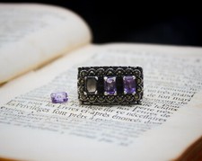 Vintage Geometric 925 Sterling