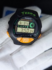 Casio Soccer Team Alpha Referees Watch Vintage Digital Quartz TM-11 Cal 1002 NOS
