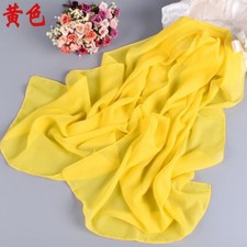160 50cm Vivid Colour X001 Fashion Ladies Scarves Chiffon Scarf Womens Shawls