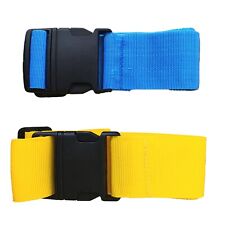 2pcs Adjustable Luggage Straps Extra Strong Safety Suitcase Travel Baggage Belt
