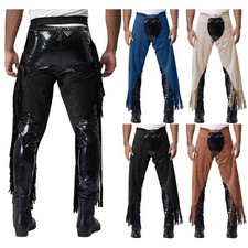 Mens Leather Motorcycle Riders