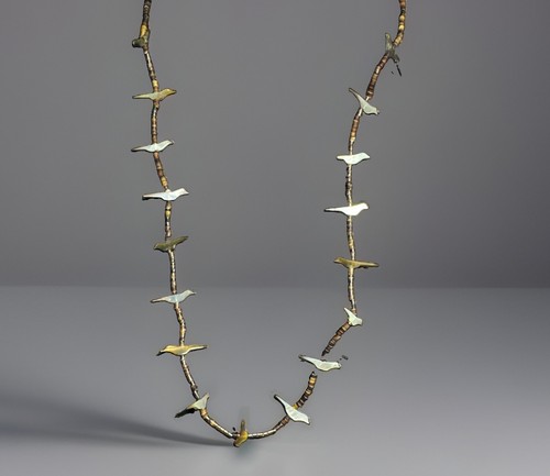 Vintage zuni heishi - zuni, bird