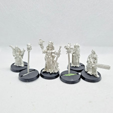 Warhammer 40k Female Witch Hunter Inquisitor And Retinue - Metal Miniatures