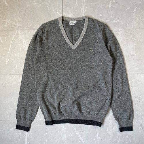 Lacoste mens neck jumper - lacoste, v-neck
