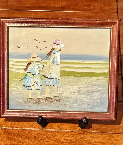 Vintage impressionist oil - vintage,