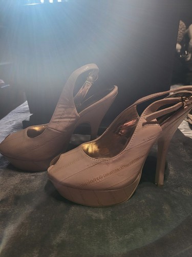 Vie nude pink sling back - sling,