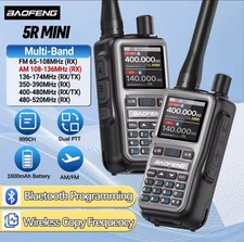 BEOFENG UV-5R MINI WALKIE TALKIE PREPROGRAMMED WITH MARINE BAND/PMR446