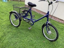Retro Blue Picador Pashley Tricycle- Fixed Wheel - Used