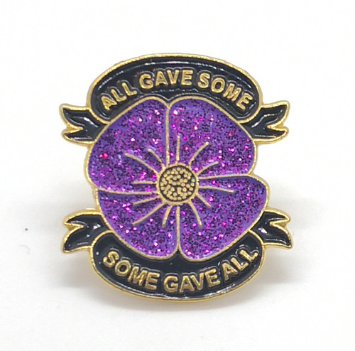 Purple poppy war animals horse - poppy,