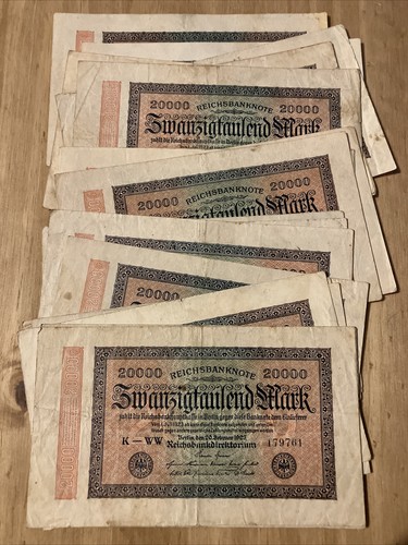 Lot germany banknotes - germany,