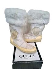 Gucci Authentic Vintage Hysteria Snow Ski Boots Sz Eur36 C UK 3 To 4
