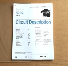 Philips Philicorda 22GM762 Part 1 Service Manual Circuit Description Schematics