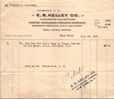 EB Kelley Co New York NY 1921