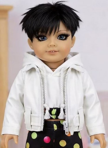 Doll clothes faux leather - 18",