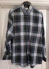 Mens Clydella Campbell Dress Tartan  Shirt Made in England. 16 1/2 Collar.
