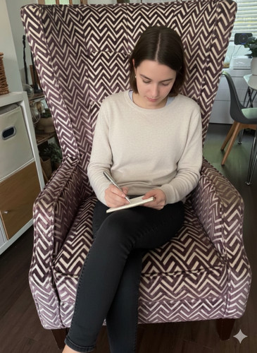 Statement wingback armchair - statement,