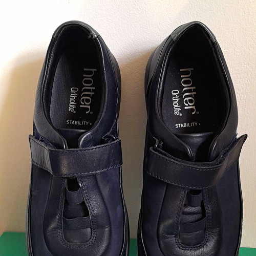 Hotter women navy leather - hotter,