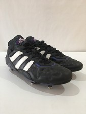 Adidas Santiago Liga Football Boots Size 10 Vintage 1996 Black/White Studs Boot