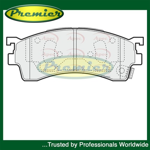 Premier front brake pads - premier,