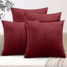 Velvet cushion covers - velvet, or