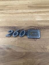 Genuine Datsun 260C Classic Car Badge/ Emblem/ Logo - Dry stored since 80s