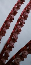 1Yard 6cm Wide 3D Pearl Beaded