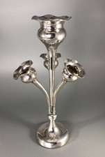 Edwardian Silver Epergne Walker & Hall Sheffield 1904 AIZX