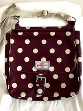 Cath Kidston polka dot Messanger Bag/ Saddle Bag/ Cross Body Bag - NEW