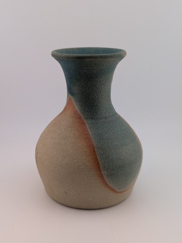 Vintage pottery stoneware vase - pottery,