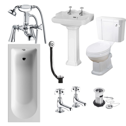 Victorian traditional bath - victorian,