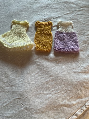 Hand knitted barbie - knitted, doll