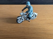 Britains Dispatch Rider Motorcycle Bike German Army Military Vintage Toy 9679