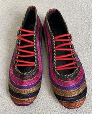 Folk Ethnic Womens Girls Ladies flat Shoes summer embroidered handmade UK 5.5