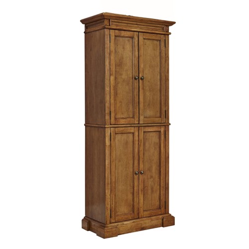 Distressed oak pantry cabinet - distressed,