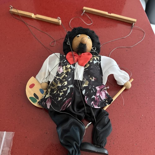 Vintage small string - vintage, puppet