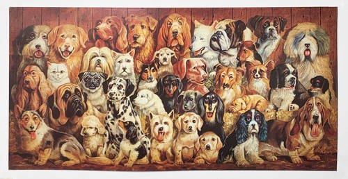 Dog breeds art - art, print