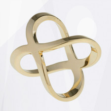 Fashion Scarf Ring Gifts Women Solid Buckle Brooch Clips for Silk Scarves