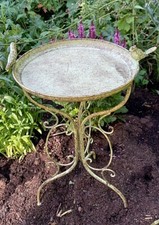Decorative bird bath table - decorative,