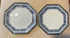 Keeling & Co Losol Ware Hexagonal Plate/ Tureen Plate X 2 - Art Deco