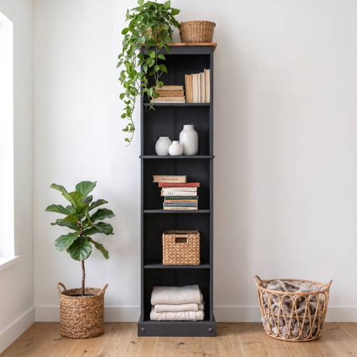 Corona bookcase charcoal tall - corona,