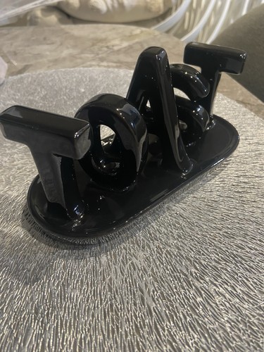 Ceramic toast rack black - ceramic,