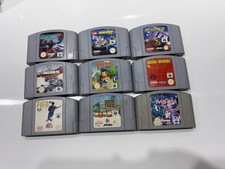 9 X N64 Nintendo 64 Games