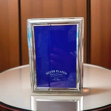 Silver Plated 6x4 Inch Photo Frame Wall Mountable