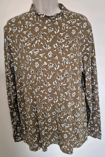 Damart ladies khaki floral - damart,