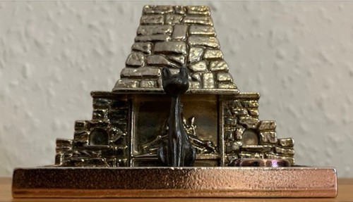 Vintage mcm cat fireplace - vintage, &