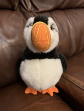Living Nature Puffin Plush Soft Toy Approx 8”