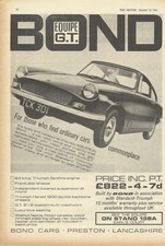 BOND EQUIPE GT original 1963
