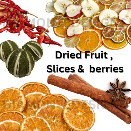 Xmas dried fruit wreath - xmas,