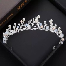 Small Silver tiara pearl